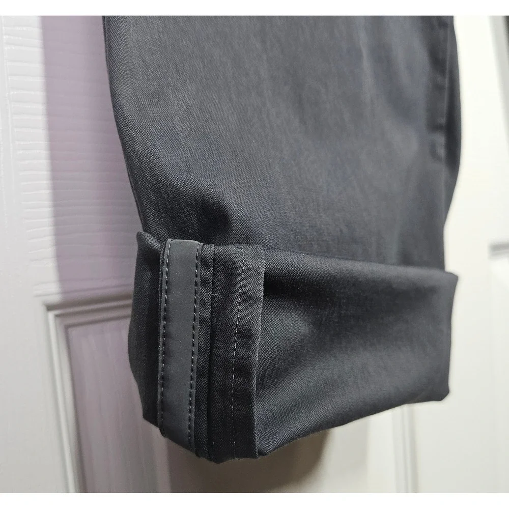 Lululemon Mens Commission Pant Classic Dk Grey 34x32.5 Warpstreme Chino Stretch